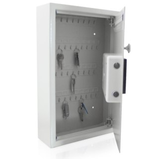 Sejf Elektroniczny na Klucze 48 Haków Zamek PIN + Klucze Awaryjne Ścienny