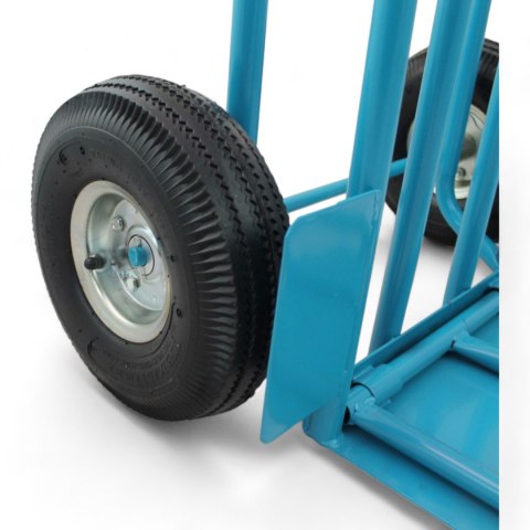 Wózek do drewna transportowy 2w1 z szuflą stalowy 100kg koła pneumatyczne