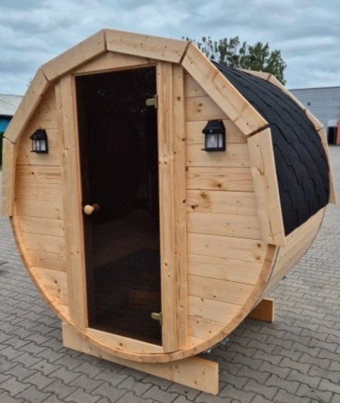 Sauna ogrodowa Kompletna z piecem, złożona, DARMOWA DOSTAWA