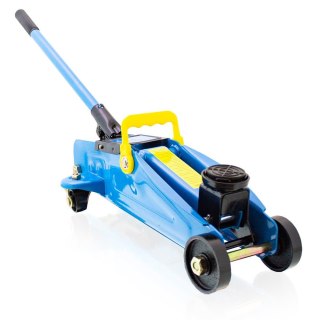 Podnośnik hydrauliczny 2t 125 330 mm stalowy z kołami niski warsztatowy