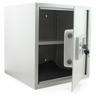 Sejf Kremowy 36x40 cm Zamek Elektroniczny i Klucz Podwójne Drzwi Bituxx