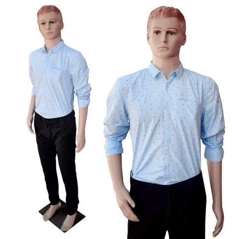 Manekin wystawowy męski pełnopostaciowy 190 cm z głową stabilny