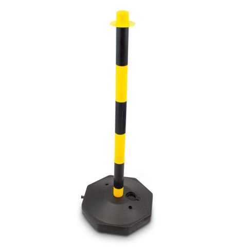 Zestaw Słupków Odgradzających z Łańcuszkami 150 cm Stabilność Mobilność