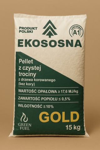 Pellet drzewny Naturalny Paleta 975kg