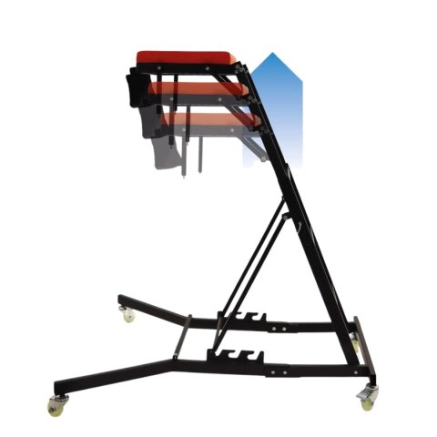 Stołek warsztatowy bituxx platforma robocza regulowana wysokość kąt 200kg