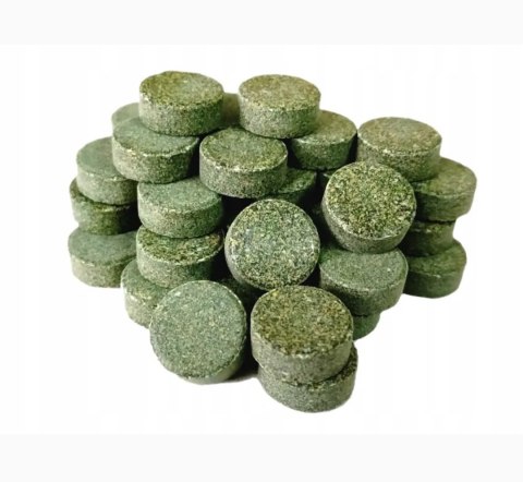 Spirulina w tabletkach dla ryb tropikalnych i krewetek DUŻY SŁOIK 500ml