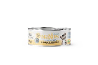 NAXOS CAT KITTEN - kurczak i kaczka - puszka dla kociąt 85g