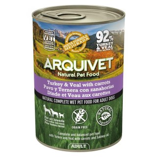 Arquivet mokra karma dla psa z cielęciną i indykiem 400g