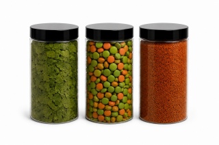 Pokarm dla ryb akwariowych Zestaw do akwarium 3×500 ml Tabletki Granulat
